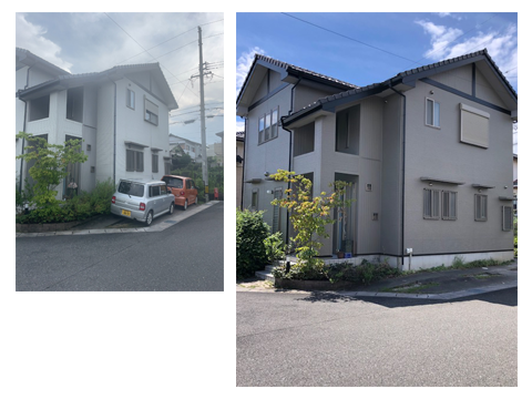 外壁塗装リフォーム事例