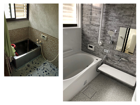 バスユニットリフォーム事例